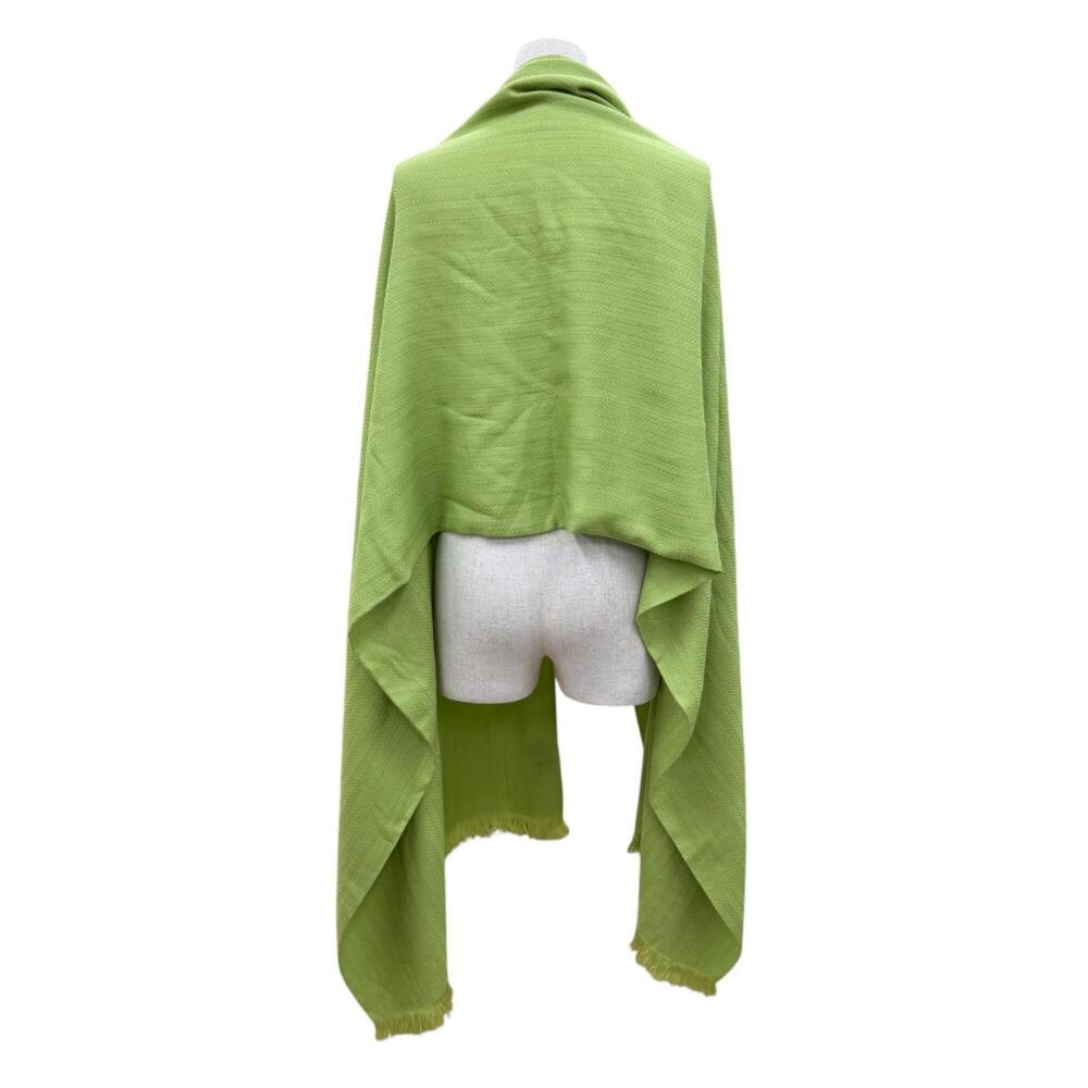 HERMES Green Silk Scarf - Picture 4 of 12